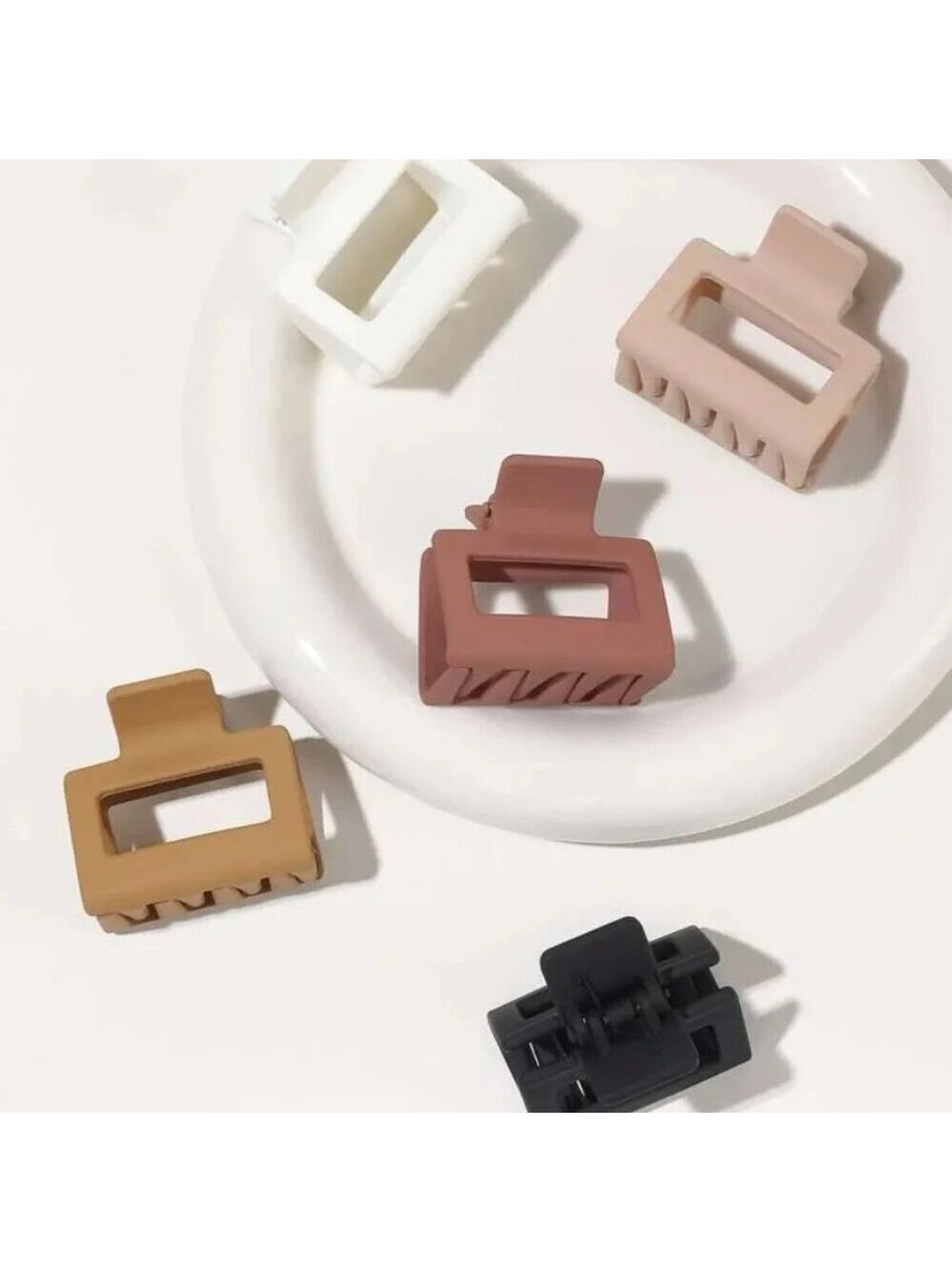 ($6) Hair Clip Bundle - Neutrals